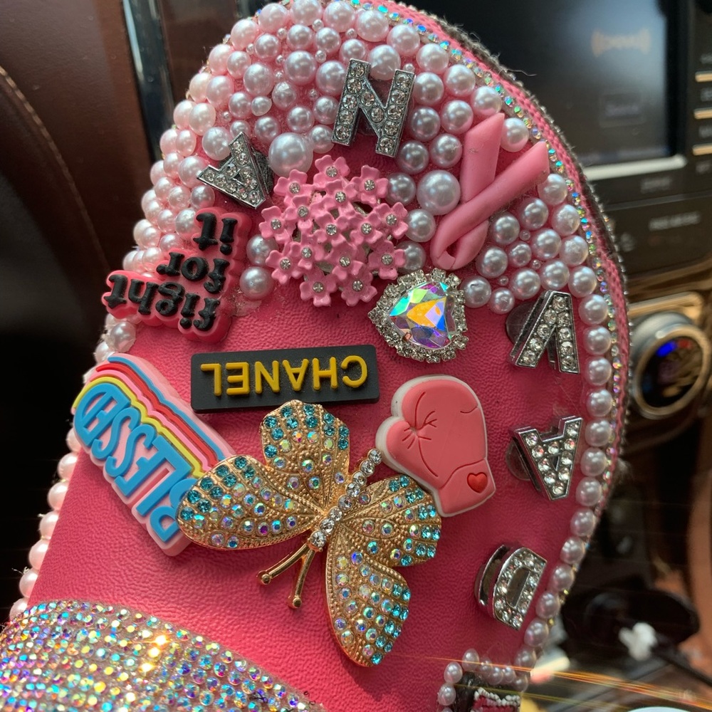 Pink Breast Cancer Awareness Crocs